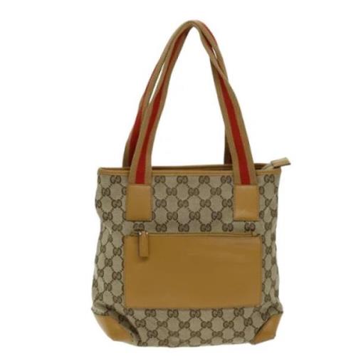 Pre-owned Canvas gucci-tasker