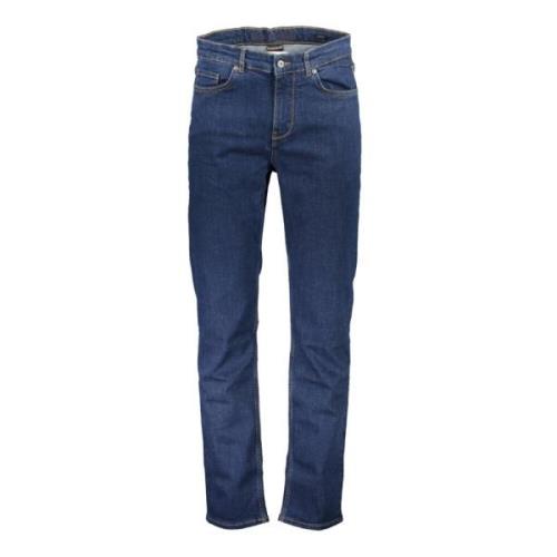 Denim Jeans Regular Fit Blå Herre