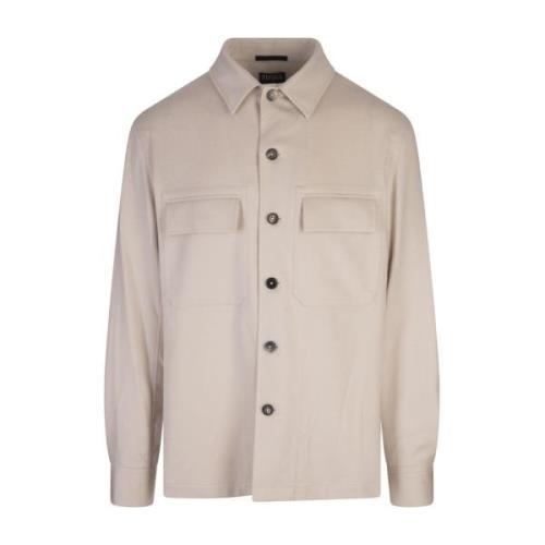 Hvid Alba Cashmere Overshirt