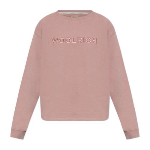 Sweatshirt med logo