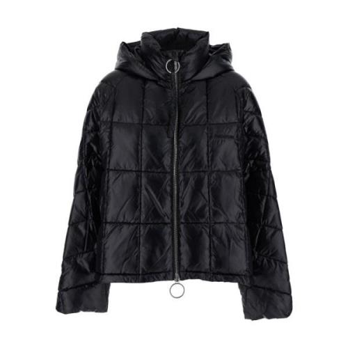 Sort Puffer Cropped Coat