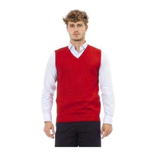 V-hals Ribstrikket Vest