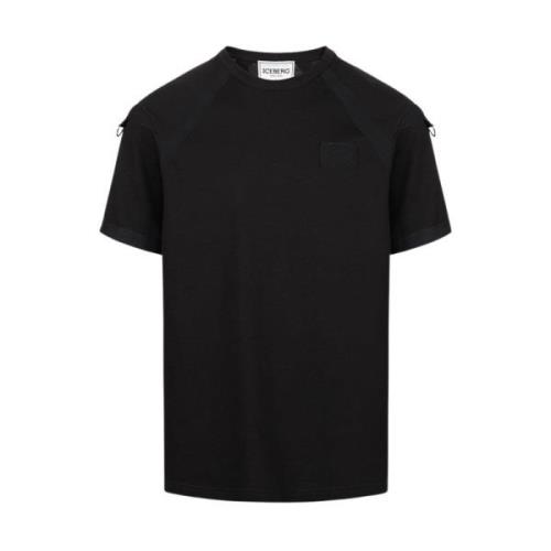 T-shirt med broderet patch