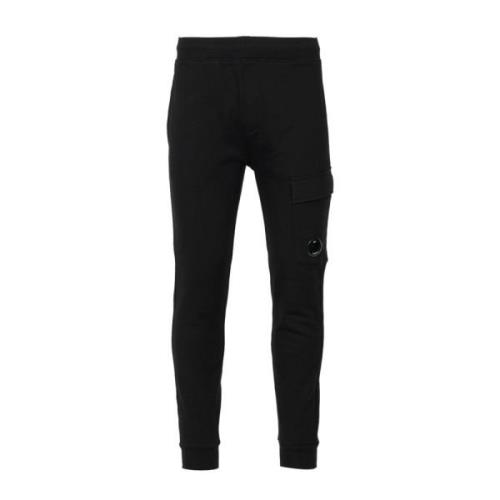 Sport Pant Sort Elastisk Talje Lomme