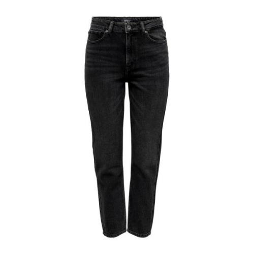 Emily High Waist Straight Denim Jeans