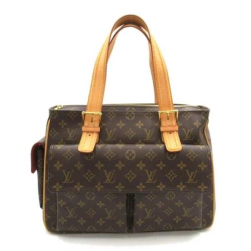 Pre-owned Coated canvas louis-vuitton-tasker