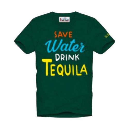 Kortærmet tee Save water tequila