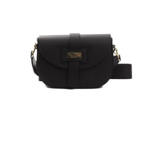 Læder Crossbody Taske med Logo