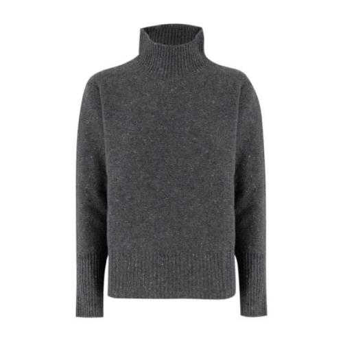 Blød Turtleneck Pullover i Fine Garn