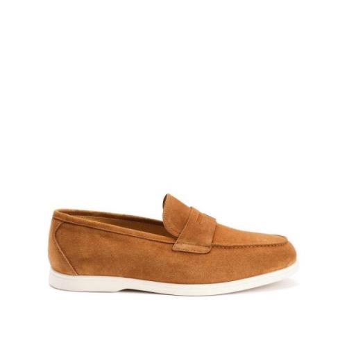 Afslappet Suede Båd Loafers