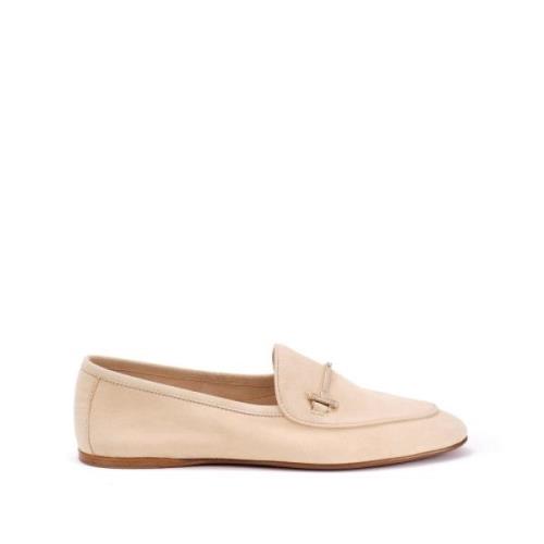 Suede Loafer med Tilpasset Horsebit