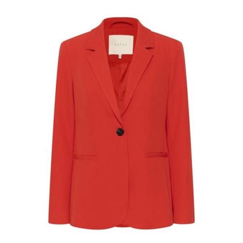 Rød Blazer Jakke