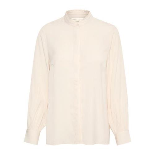 Nixieiw Shirt Bluser Whisper White