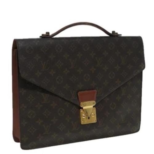 Pre-owned Canvas louis-vuitton-tasker