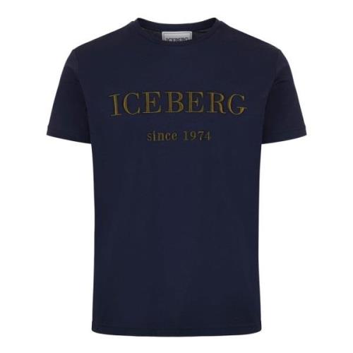 Mørkeblå T-shirt