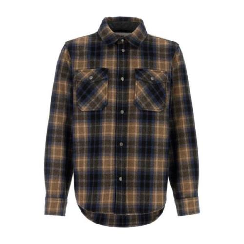 Broderet Flannel Skjorte