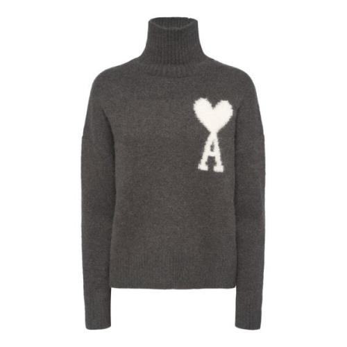 Grå Alpaka Uld Sweatshirt