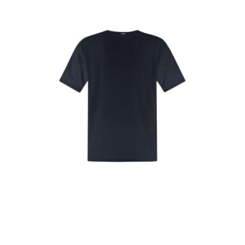 Bomuld Interlock T-shirt med Metal Logo