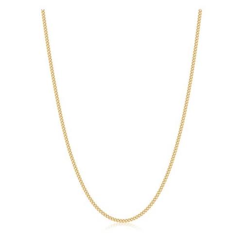 Mens Gold Cuban Link Chain in 2mm