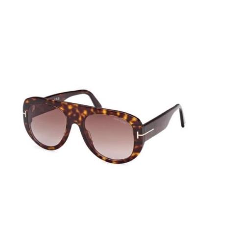 Gradient Bordeaux Solbriller Dark Havana Stel