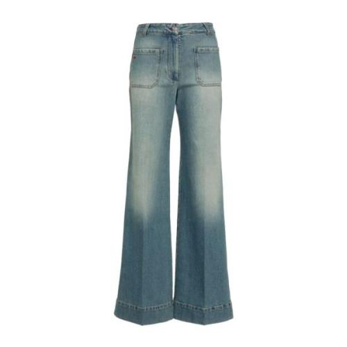 Blå Jeans Kvinders Mode AW24