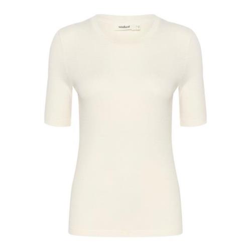 Rollneck Top Whisper White