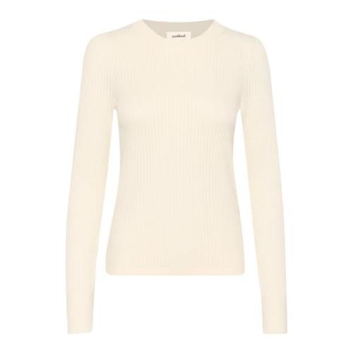 Hvid Whisper Strik Pullover