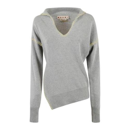 Stilfuld V-hals sweater