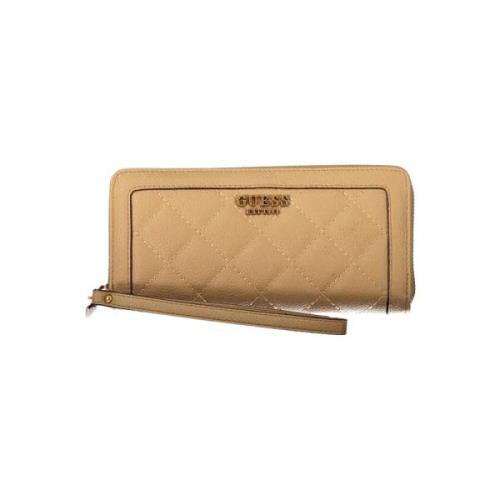 Beige chic wallet with contrasting accents