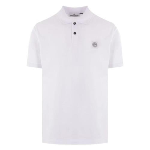 Hvid Logo Polo T-Shirt