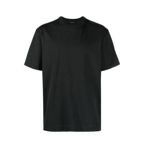 Afslappet Sort T-shirt Gladstone Stil