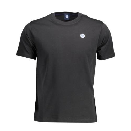 Sort T-shirt med logo