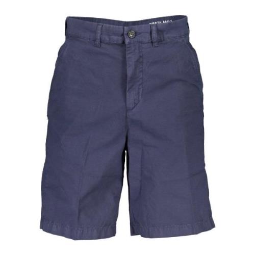 Blå Bermuda Shorts Regular Fit Logo