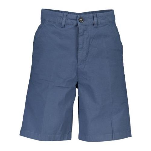 Blå Bermuda Shorts Regular Fit Logo