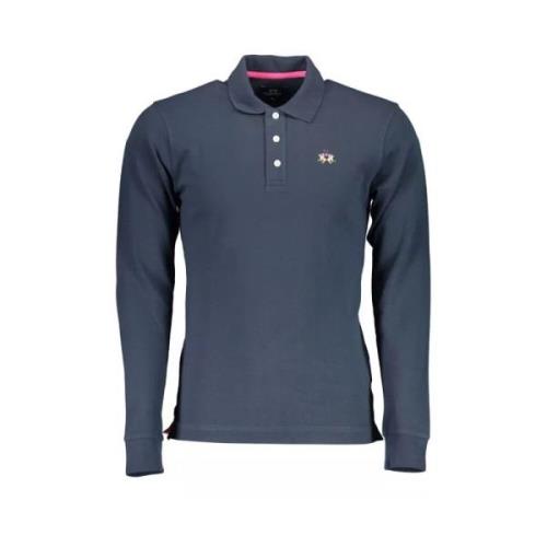 Elegant Slim Fit Langærmet Poloshirt