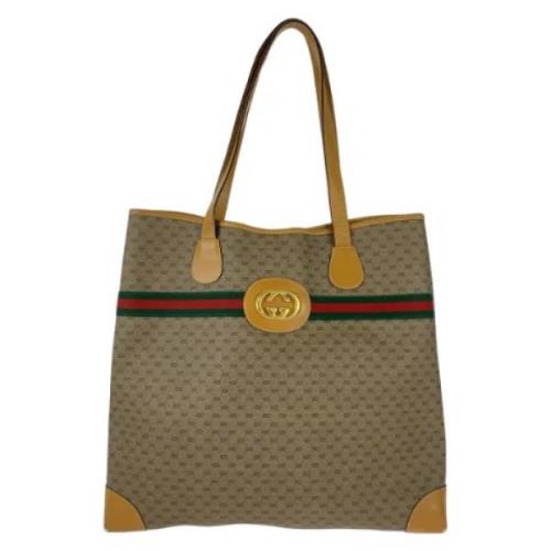 Pre-owned Canvas gucci-tasker