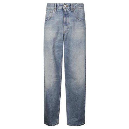 Højtaljede Straight Leg Jeans