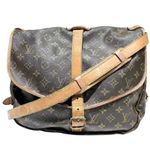 Pre-owned Canvas louis-vuitton-tasker