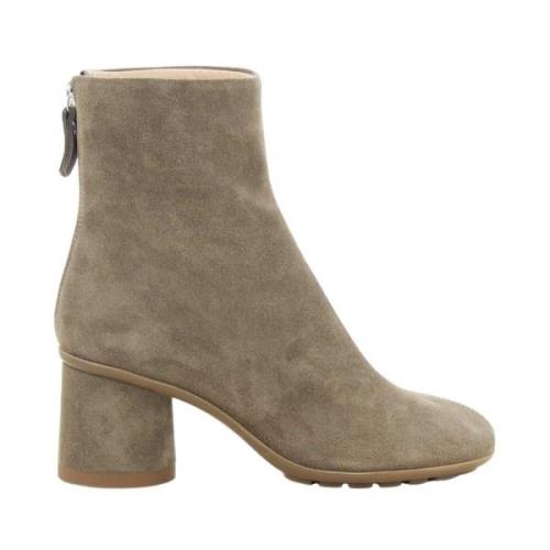 Taupe Curvy Bootie Damesko