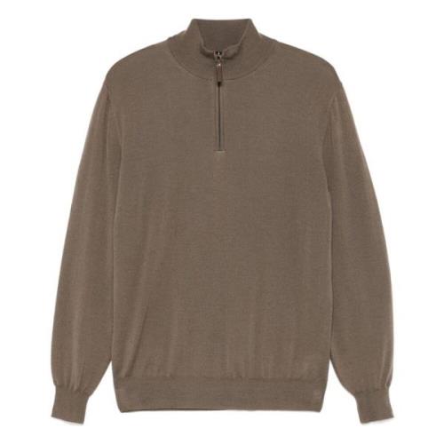 Merino Wool Half-Zip Strik