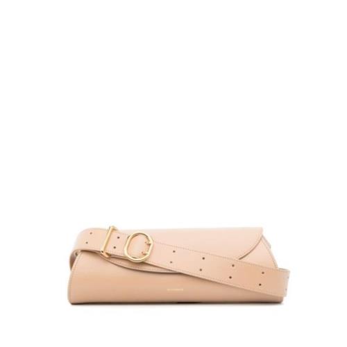 Beige Cannolo Small Skuldertaske