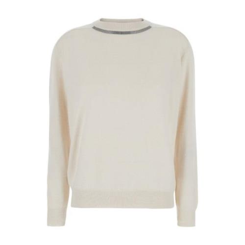 Beige Rund Hals Sweater