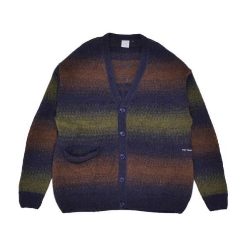 Stribet Strikket Cardigan