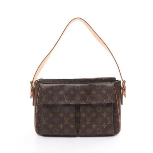 Pre-owned Canvas louis-vuitton-tasker