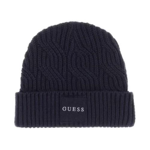 Logo Patched Beanie - Sort