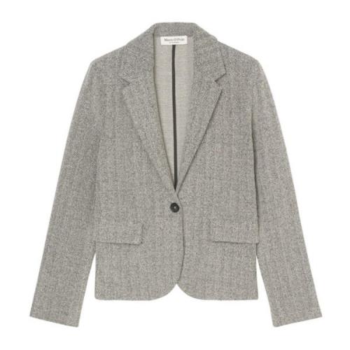 Almindelig jersey blazer