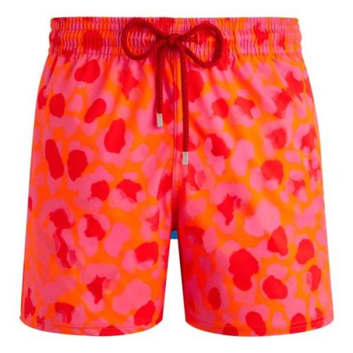 Leopard Print Swim Shorts