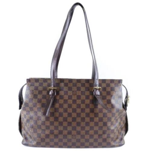 Pre-owned Canvas louis-vuitton-tasker