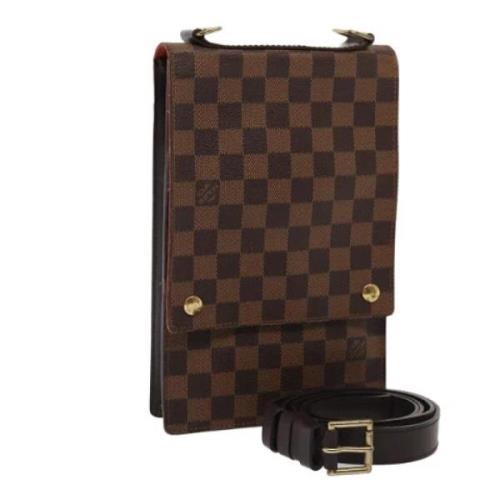 Pre-owned Canvas louis-vuitton-tasker