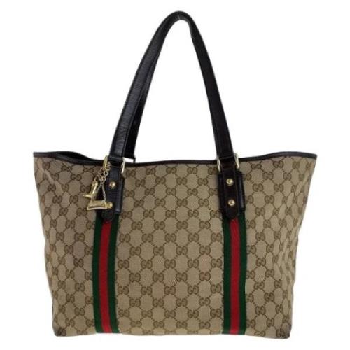 Pre-owned Canvas gucci-tasker